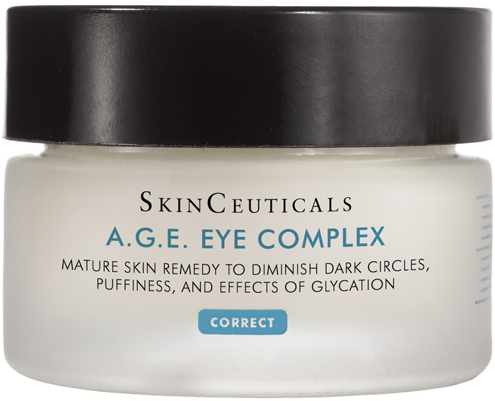 Mature skin remedy to diminish dark circles, puffiness, and effects of glycation