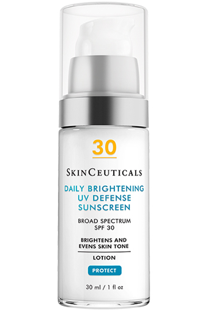 SkinCeuticals dual-action daily hydrating sunscreen.